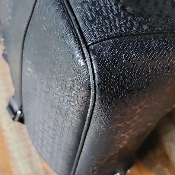 Coach Heritage Signature Embossed PVC Commuter - Picture 6 of 16